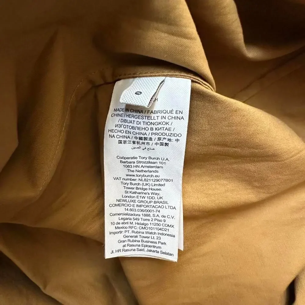 Tory burch colorblock poplin dress